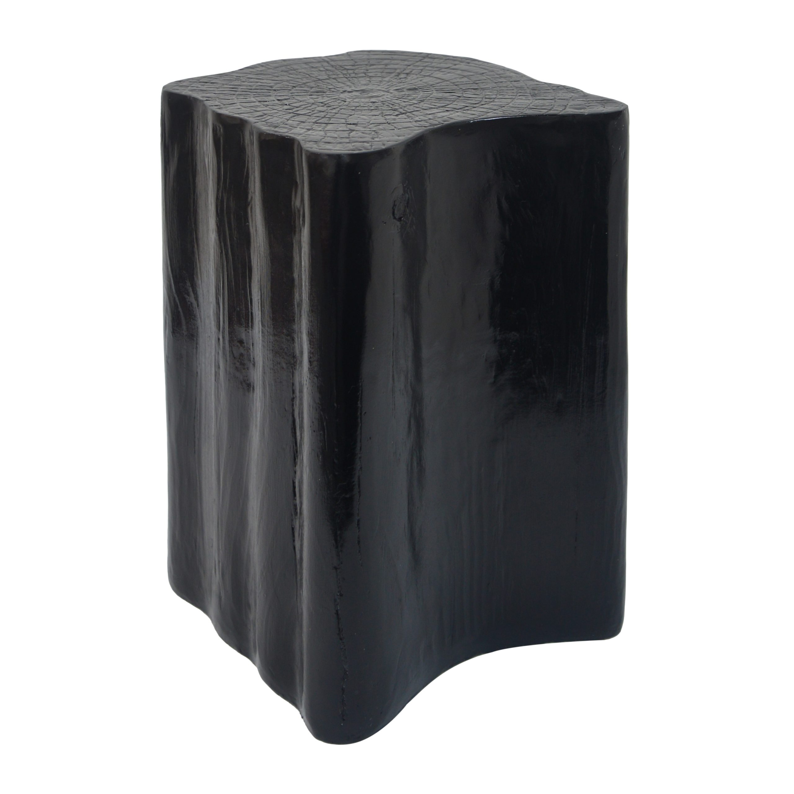 2-in-1 Irregular MGO End Table, Split Design, Small Space Friendly,Indoor Outdoor Use,Black Color - Image 6