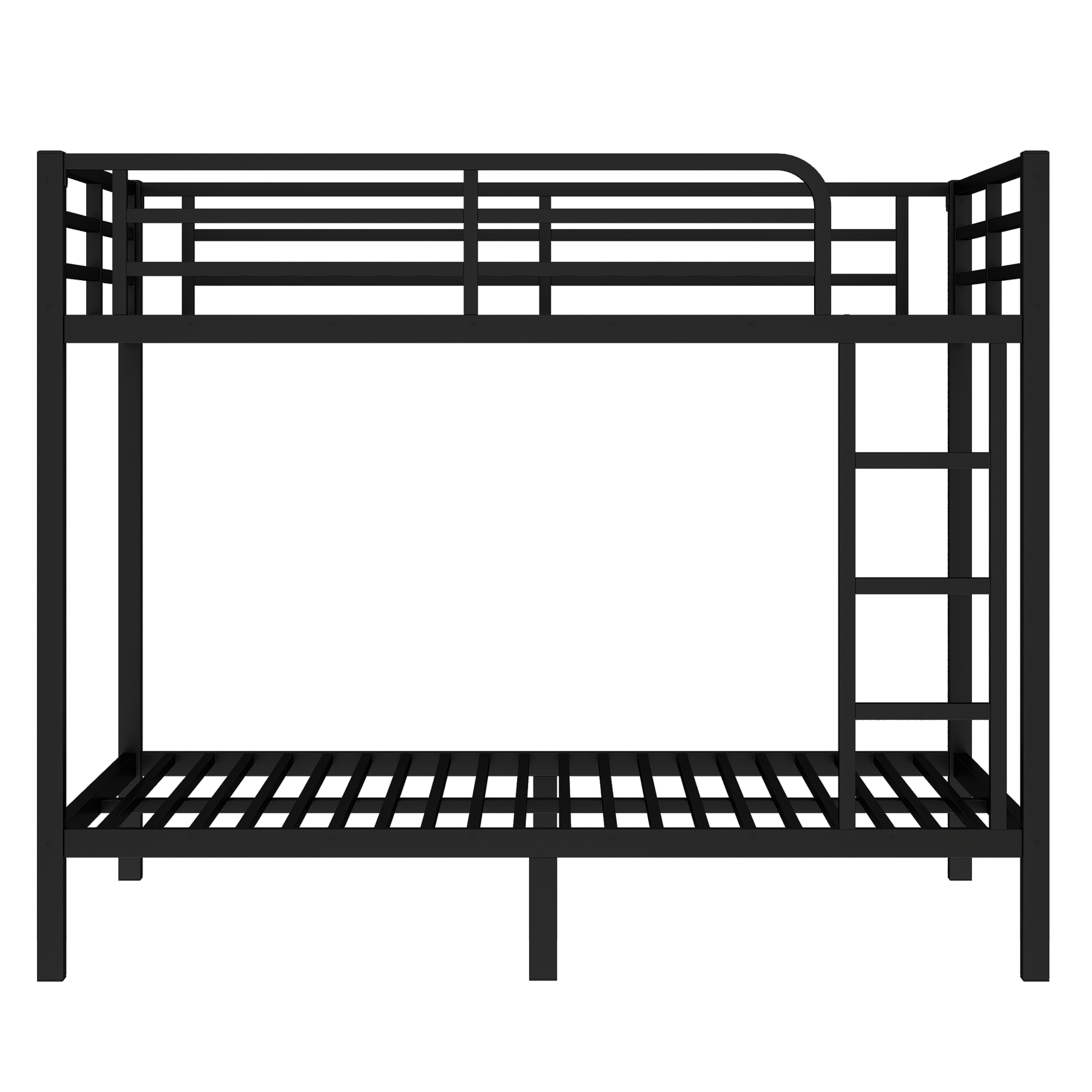 Metal Full over Full Bunk Bed for Teens and Adults,Space-Saving/Noise Reduced/No Box Spring Needed, Black - Image 5