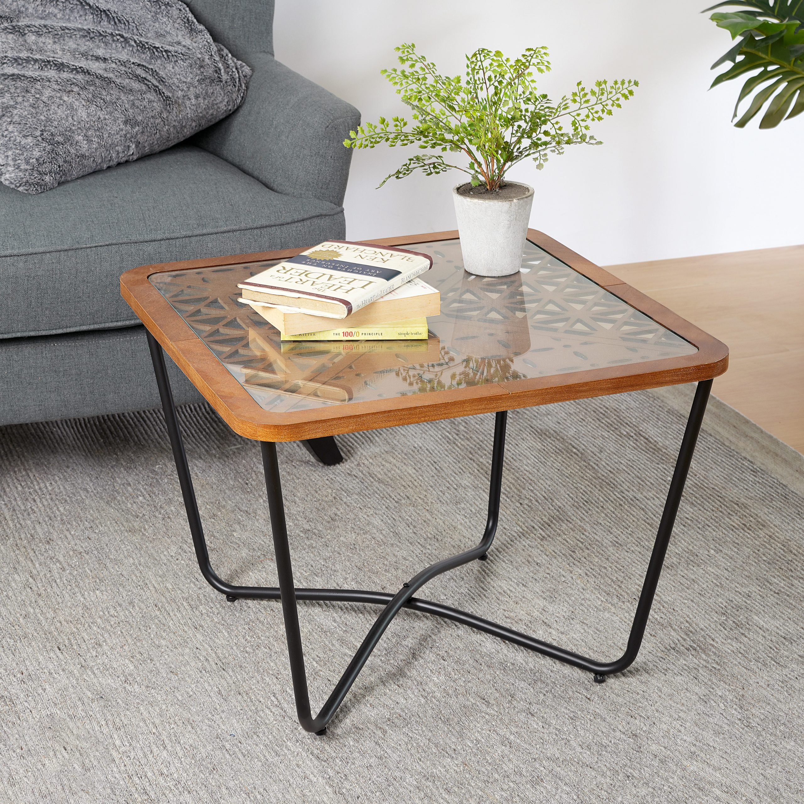 Modern Square Coffee Table - Image 2