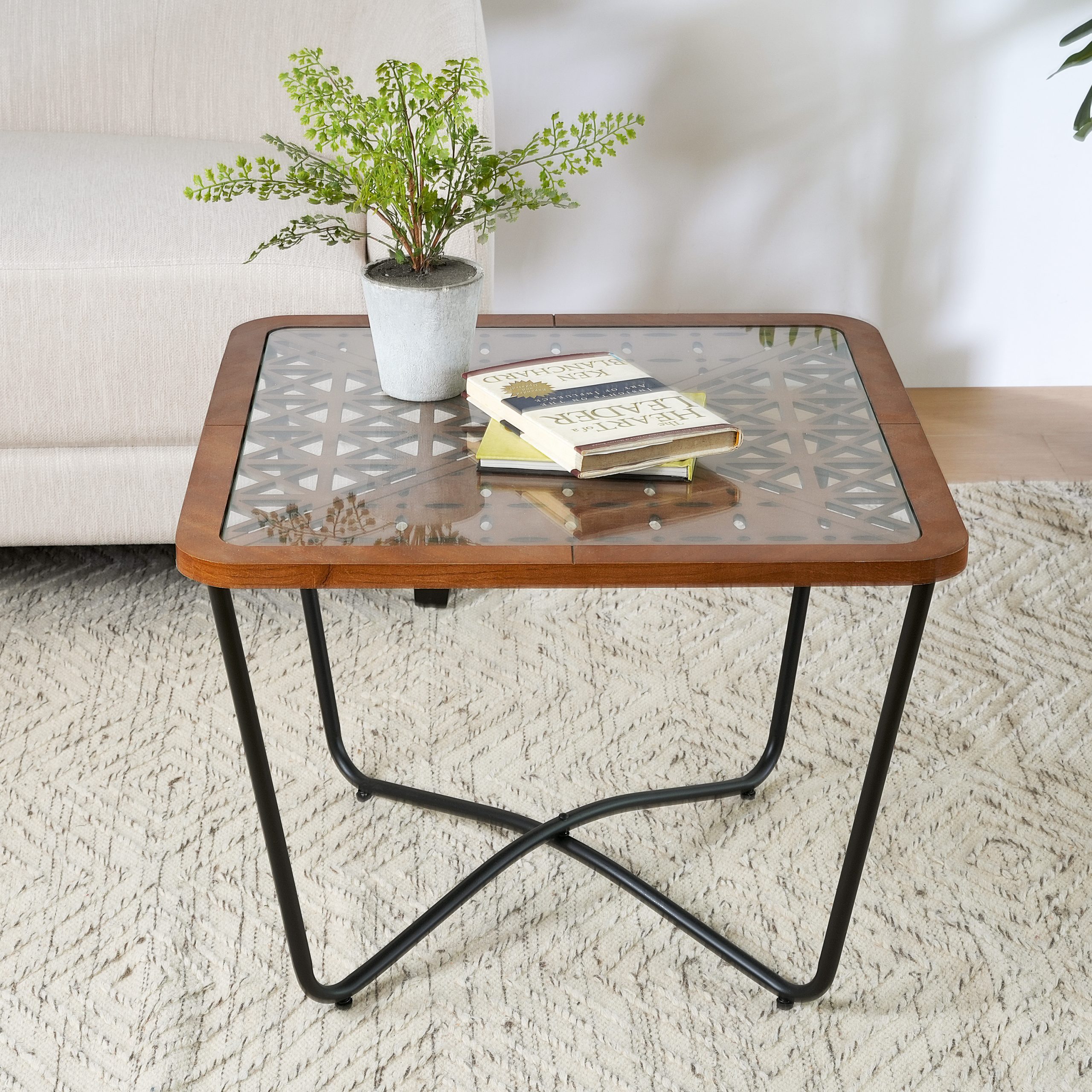 Modern Square Coffee Table - Image 3