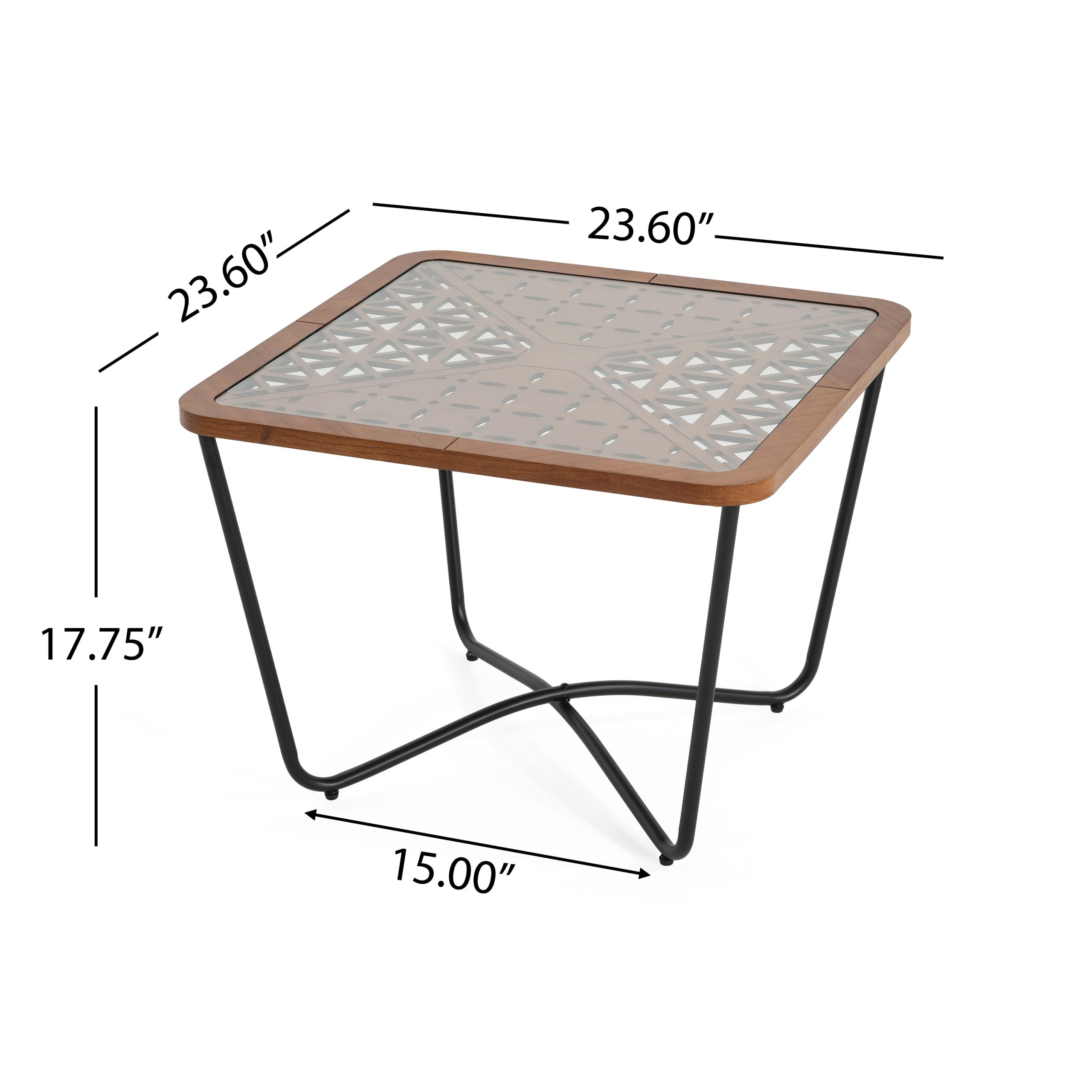 Modern Square Coffee Table - Image 5