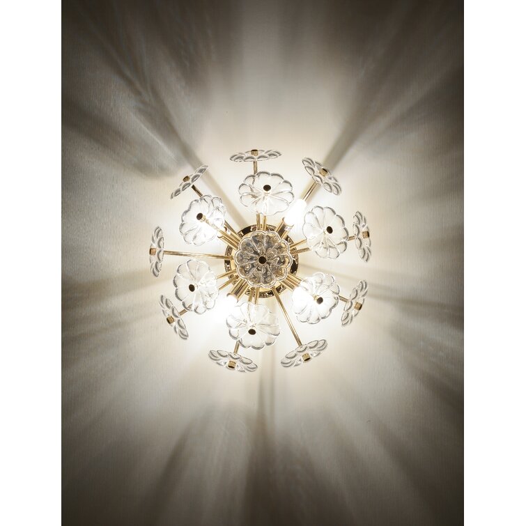 Gold Flush Mount Ceiling Light - Image 6
