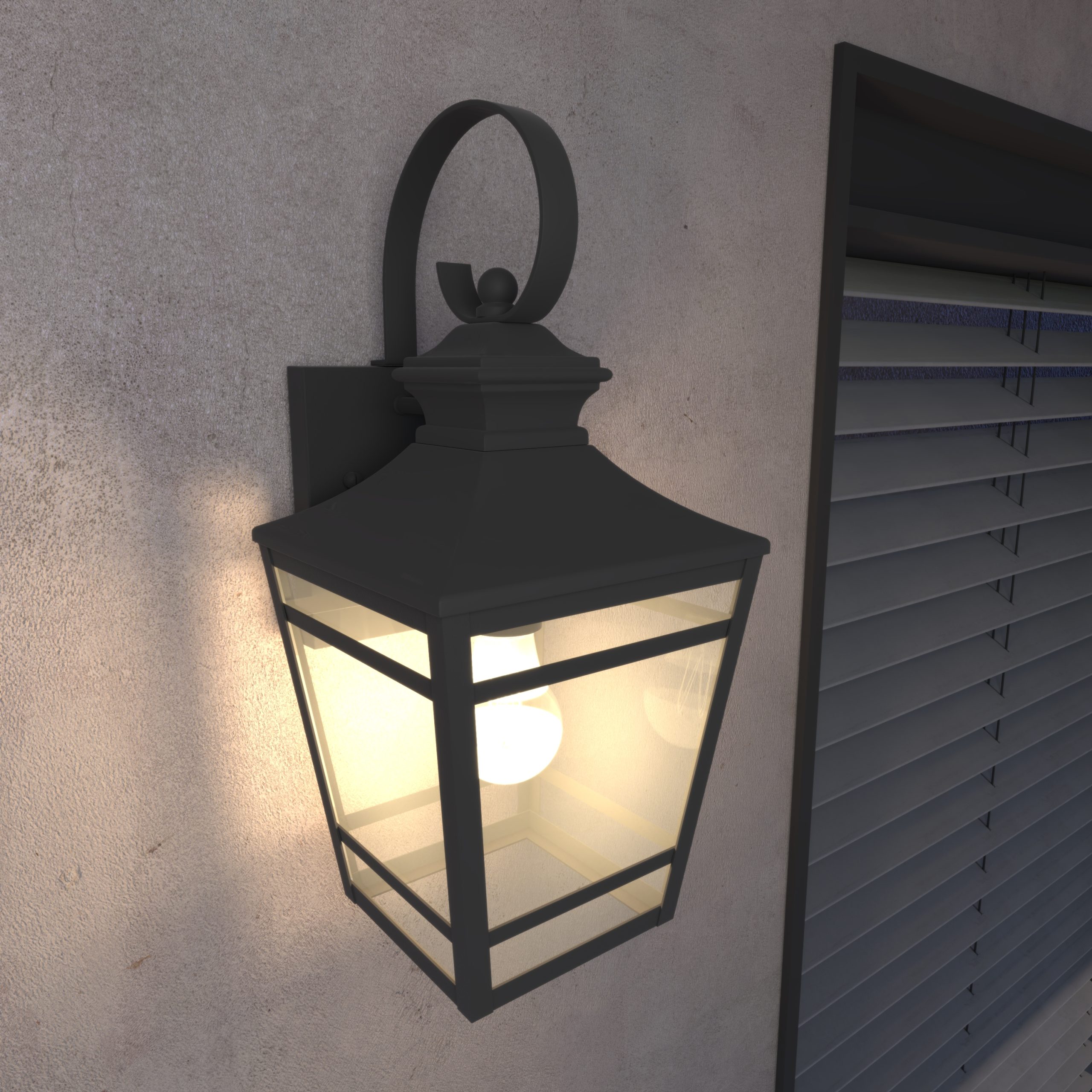 Large Outdoor Wall Lights for House, 16.5inch Exterior Lighting Fixtures Wall Mount Outdoor Porch Lights Waterproof Black Outdoor Sconce Lights with Clear Glass for Patio Hallway Garage (2 pack) - Image 3