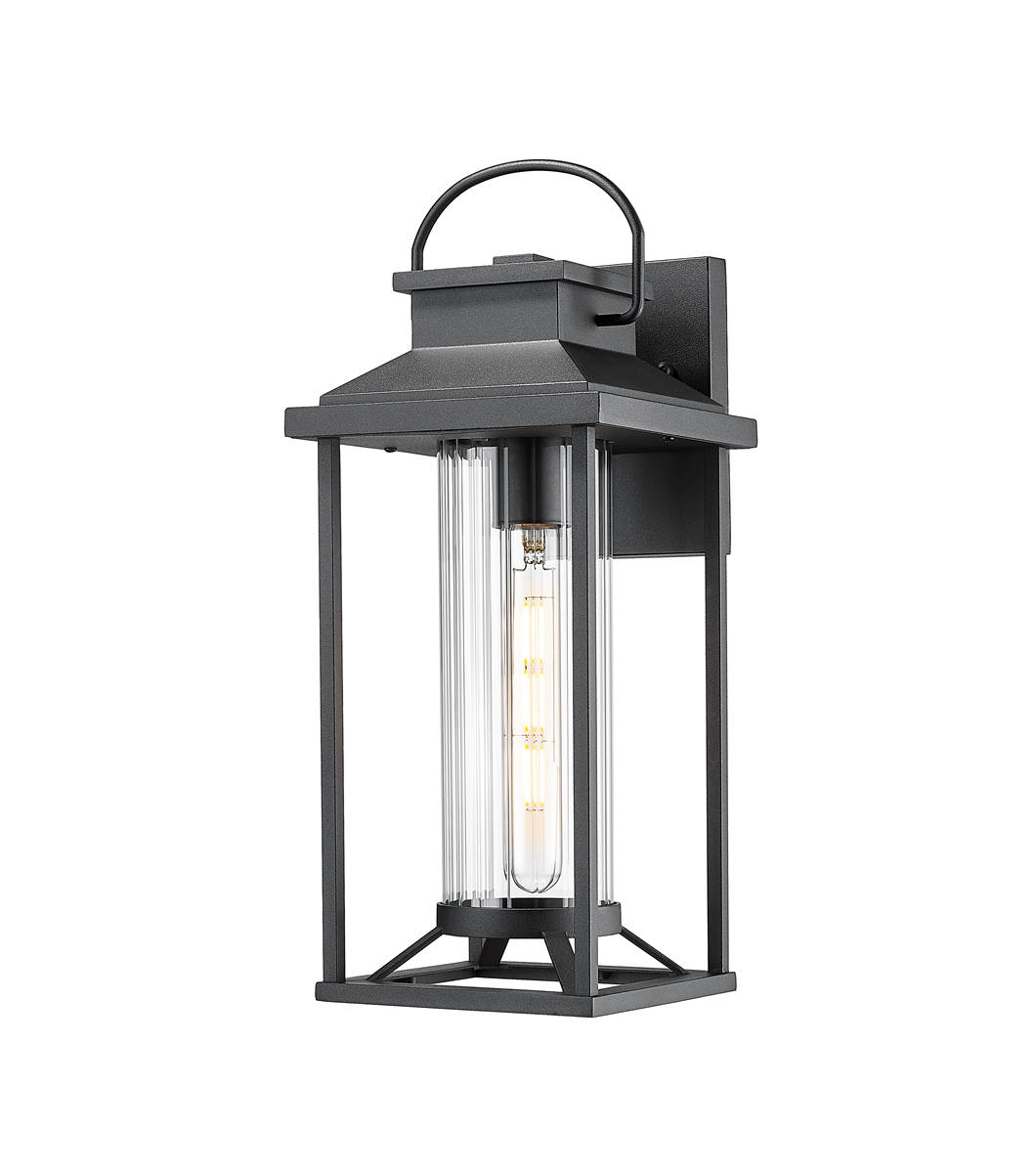 Outdoor Porch Lights, Textured Black Exterior Lighting Fixtures Wall Mount, Modern Outdoor Wall Sconce Lantern for House, Front Porch, Anti-Rust Waterproof Outdoor Garage Lights for Coach (1 pack) - Image 3