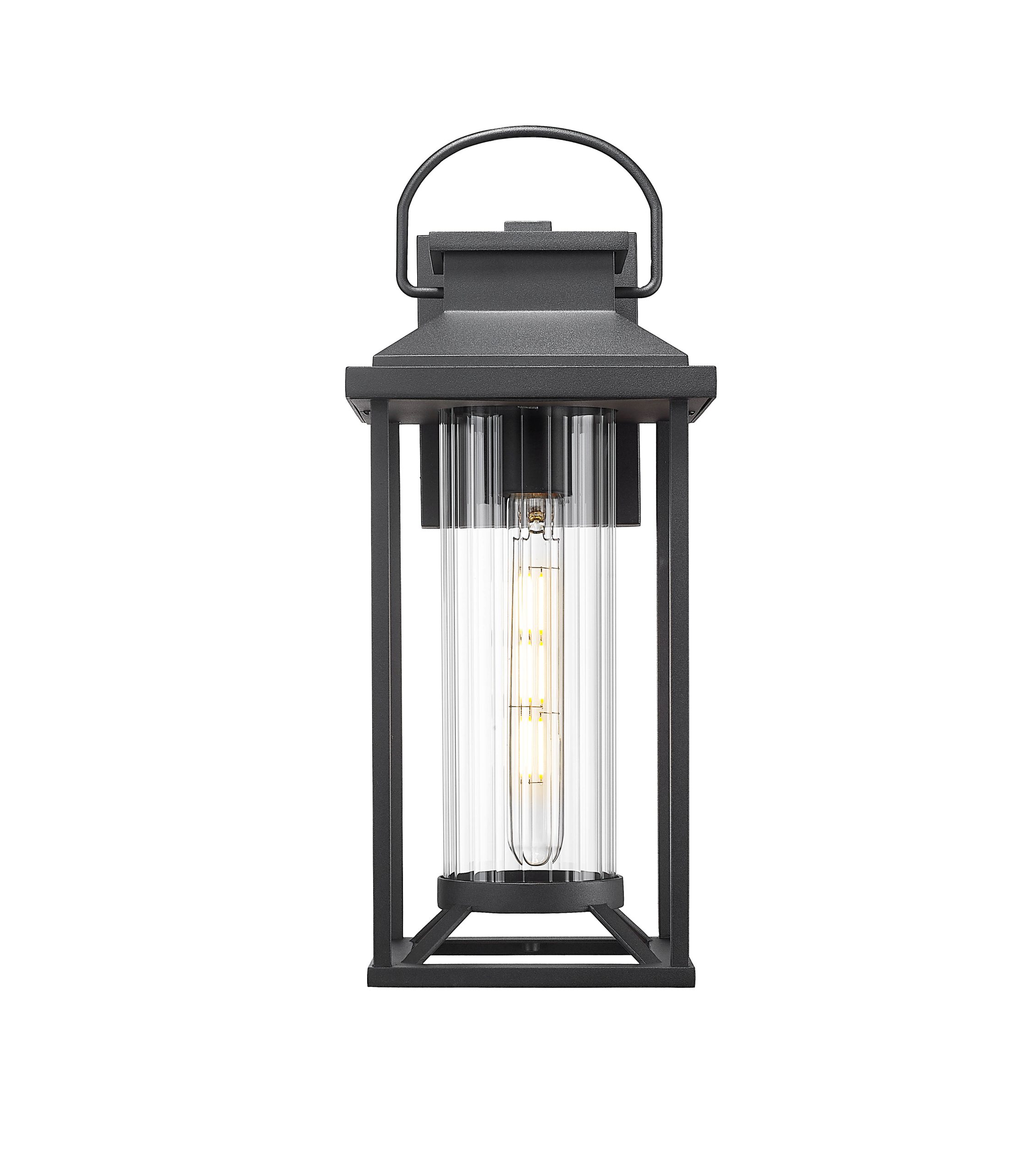 Outdoor Porch Lights, Textured Black Exterior Lighting Fixtures Wall Mount, Modern Outdoor Wall Sconce Lantern for House, Front Porch, Anti-Rust Waterproof Outdoor Garage Lights for Coach (1 pack) - Image 4