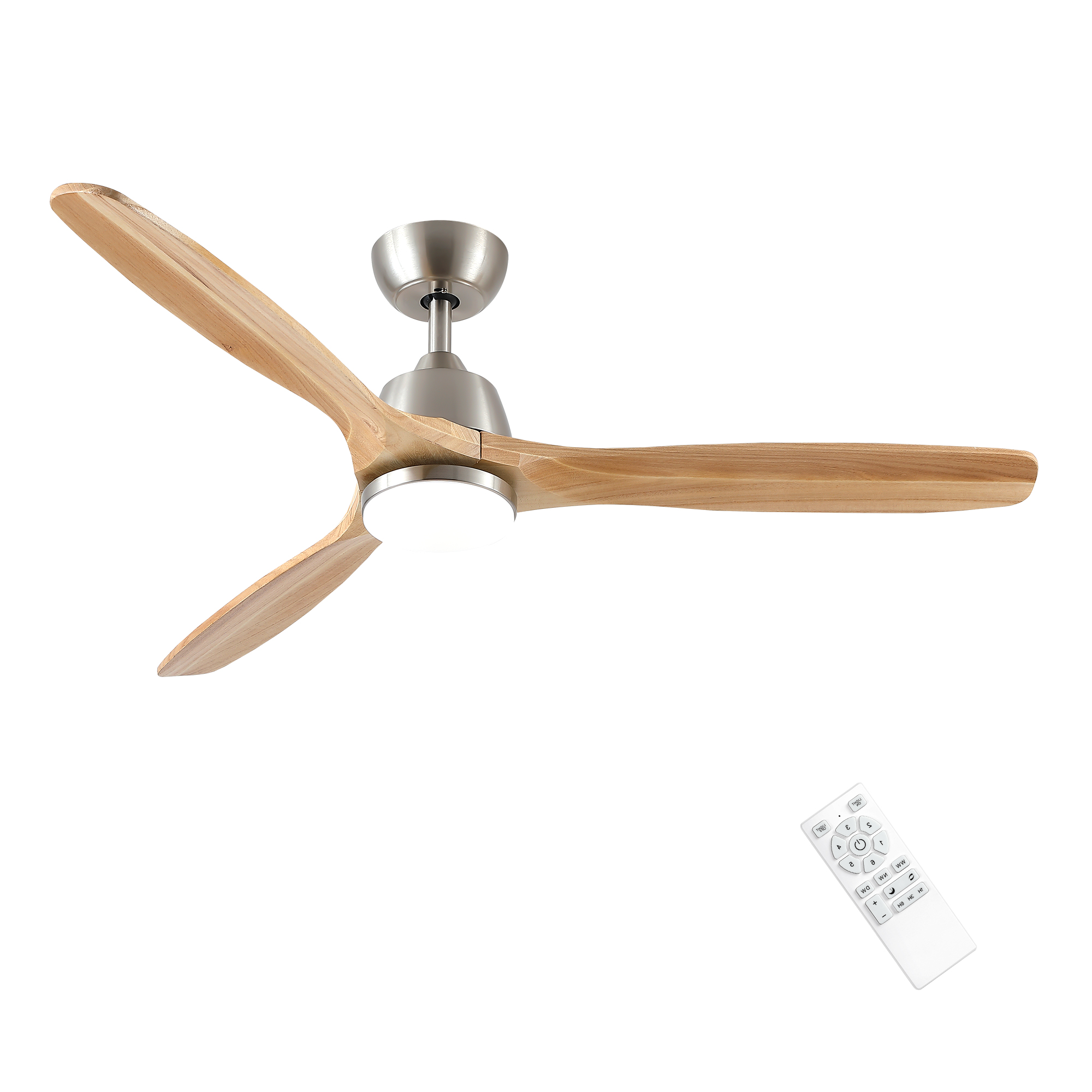 52 In.Intergrated LED Ceiling Fan Lighting with Remote Control - Image 6