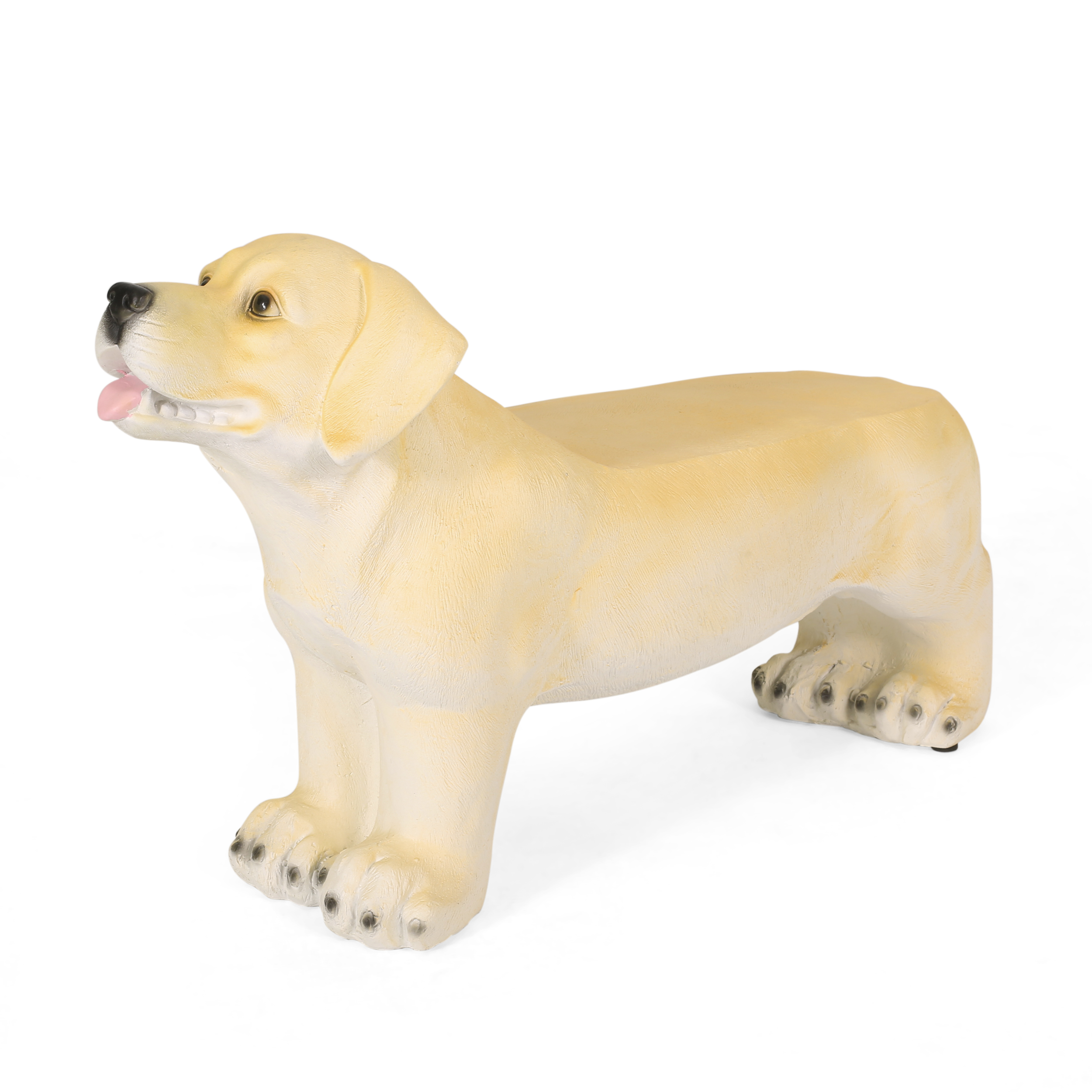 MGO DOG BENCH, Outdoor Bench, Light Brown, No Assembly Required - Image 6