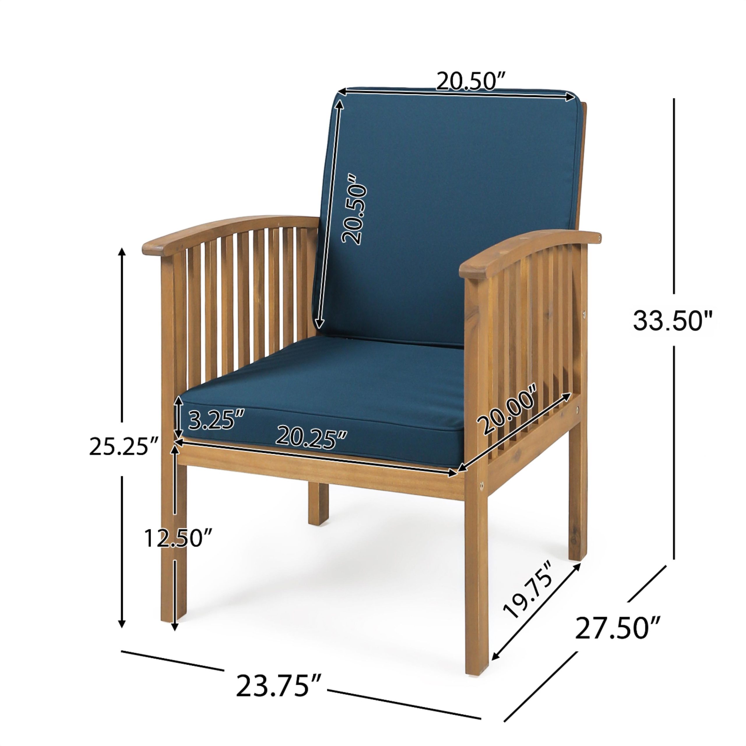 CASA ACACIA CLUB CHAIR MP2(set of 2) - Image 4