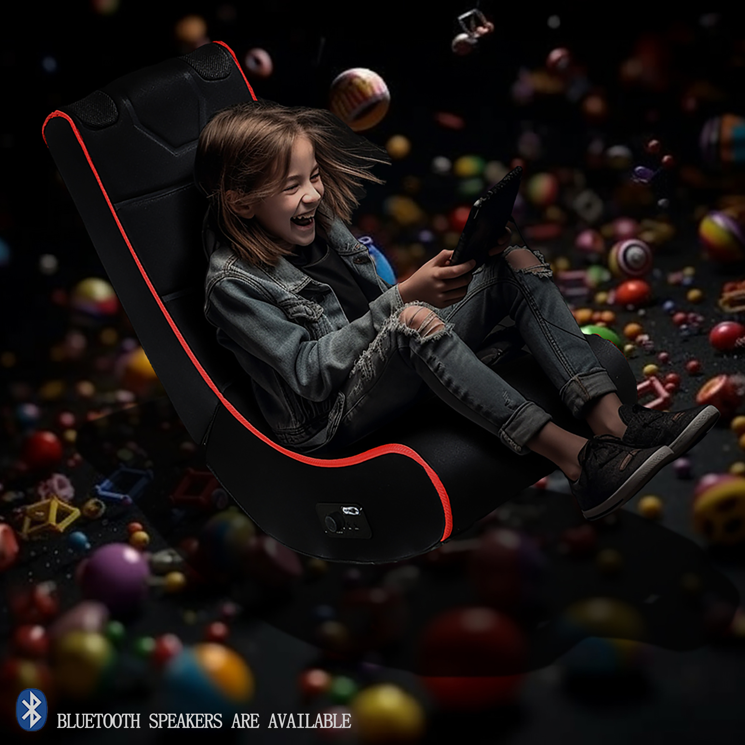 FOLDABLE GAMING CHAIR WITH ONBOARD SPEAKERS - Image 3