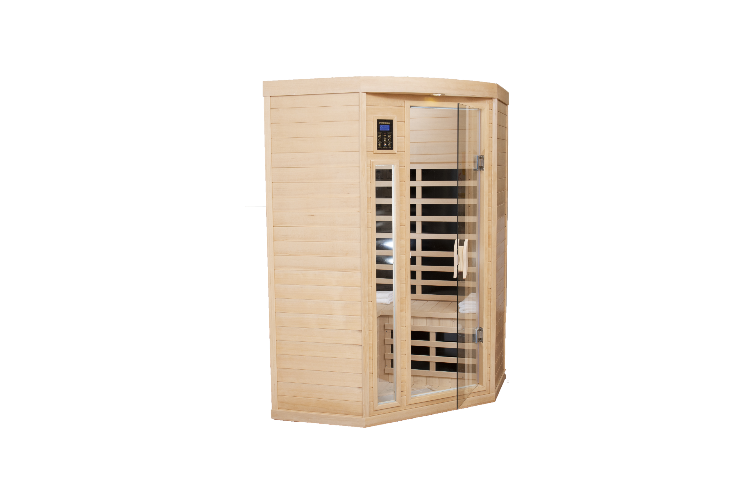Pentagonal hemlock sauna room - Image 4