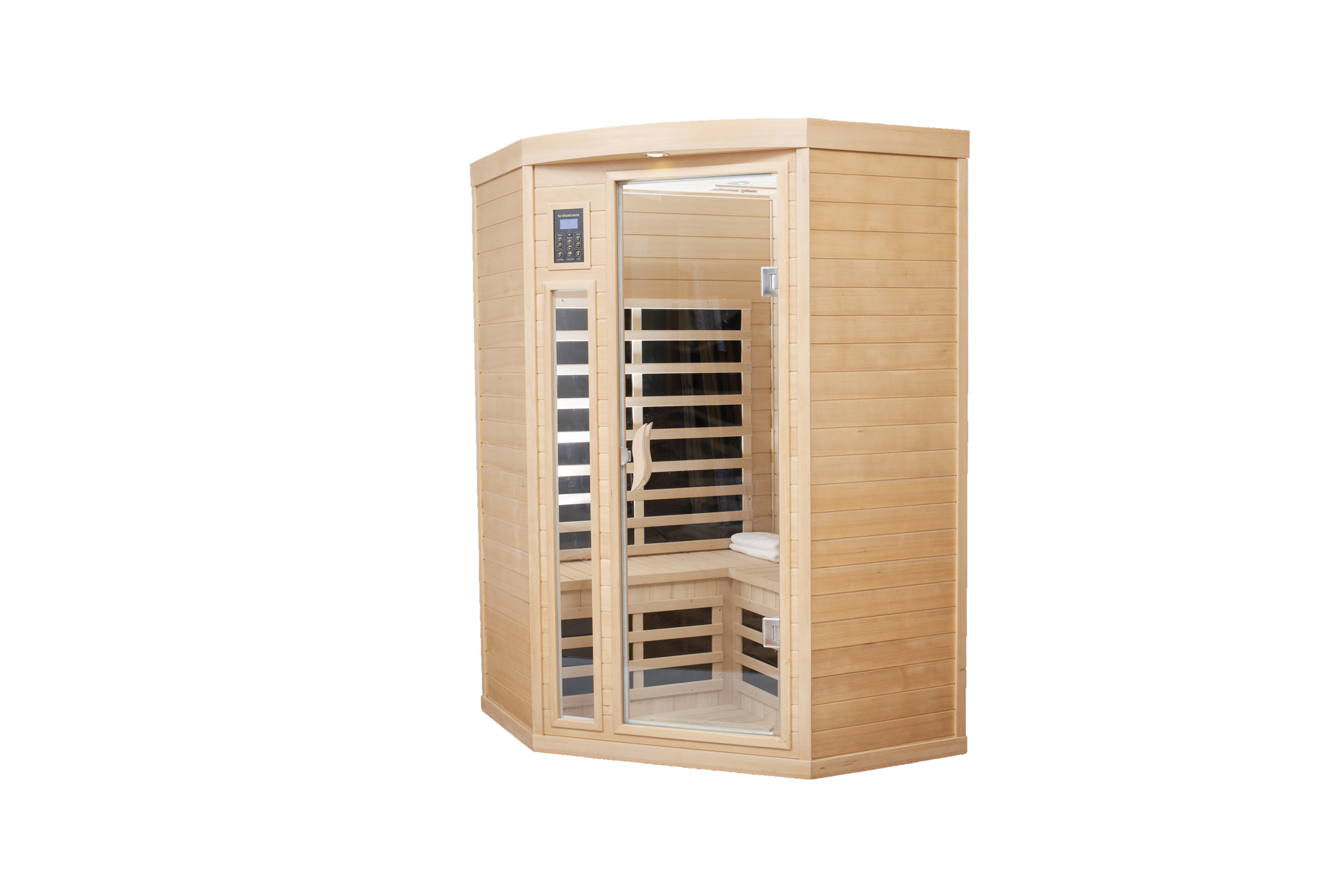 Pentagonal hemlock sauna room - Image 6
