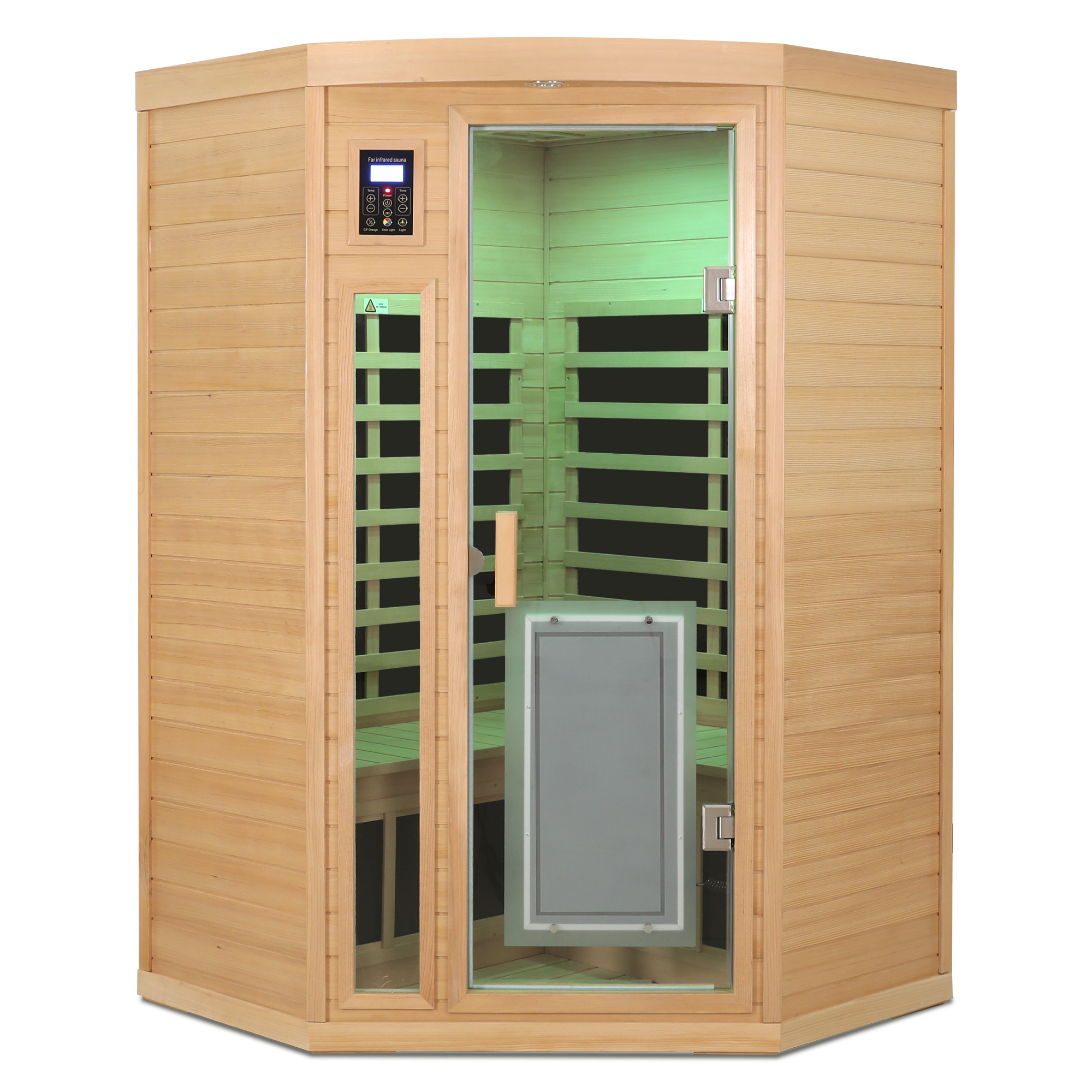 Pentagonal hemlock sauna room - Image 3