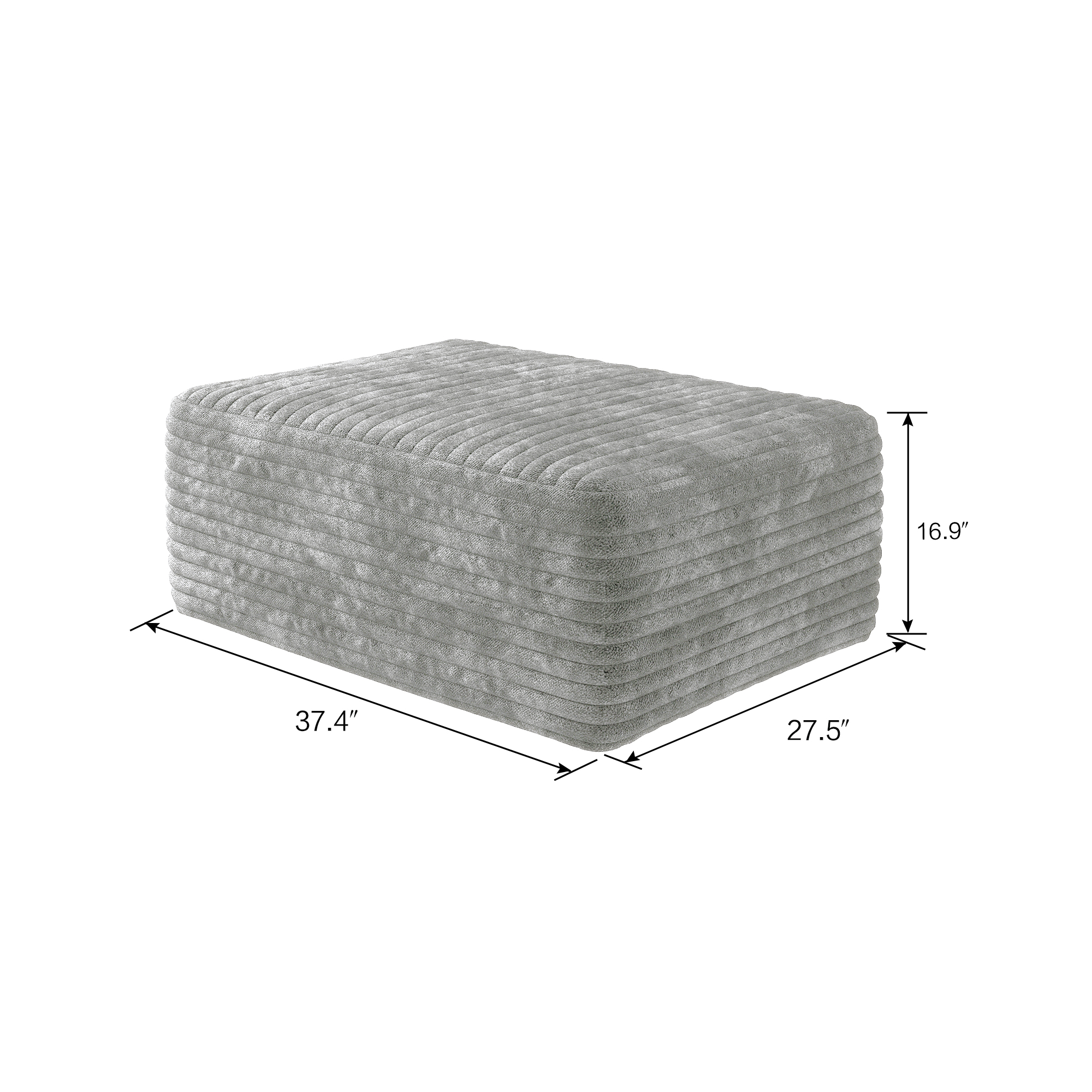 Y119-OTTOMAN-GREY ottoman grey - Image 2