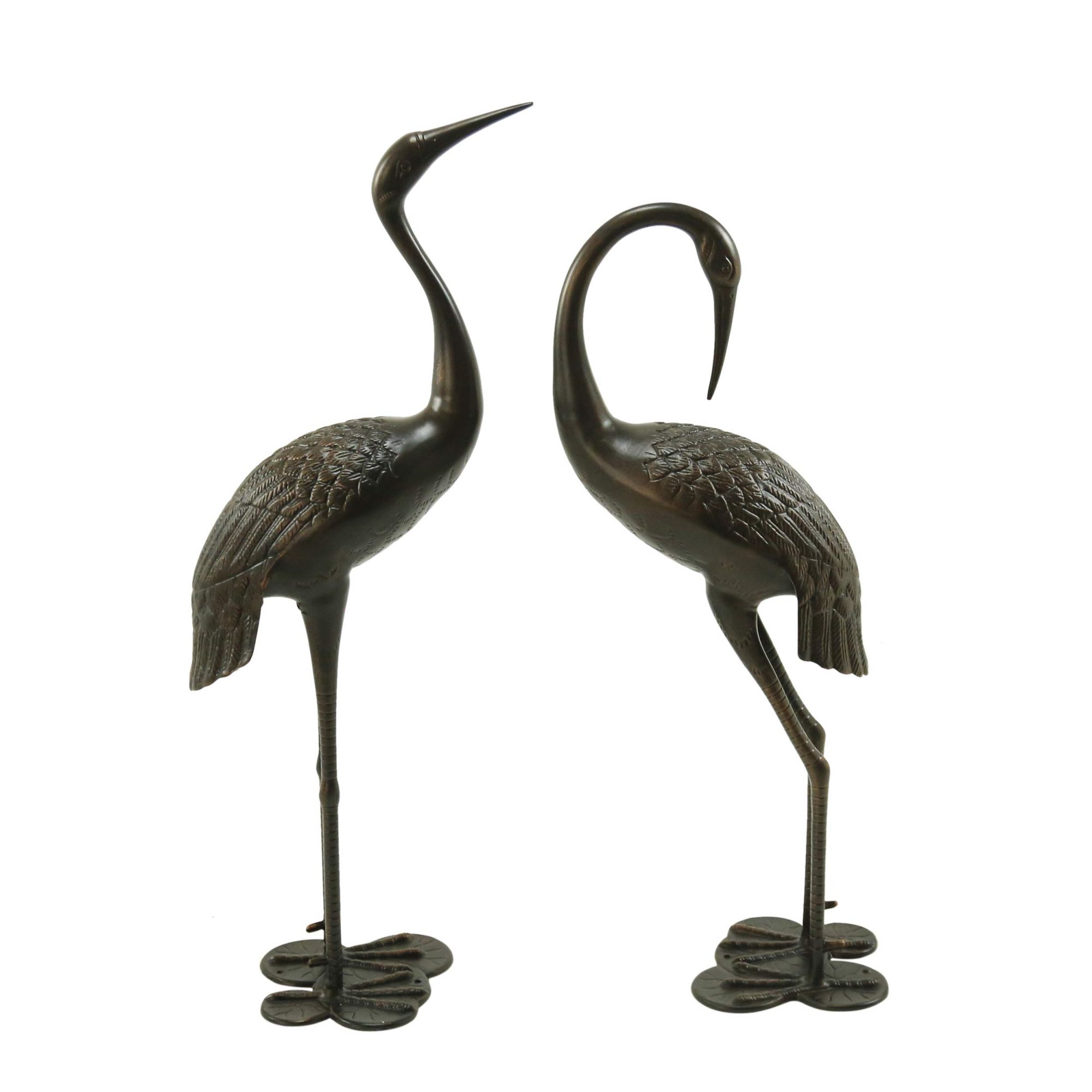Bird Animals Rust Resistant Metal Garden Statue - Image 2