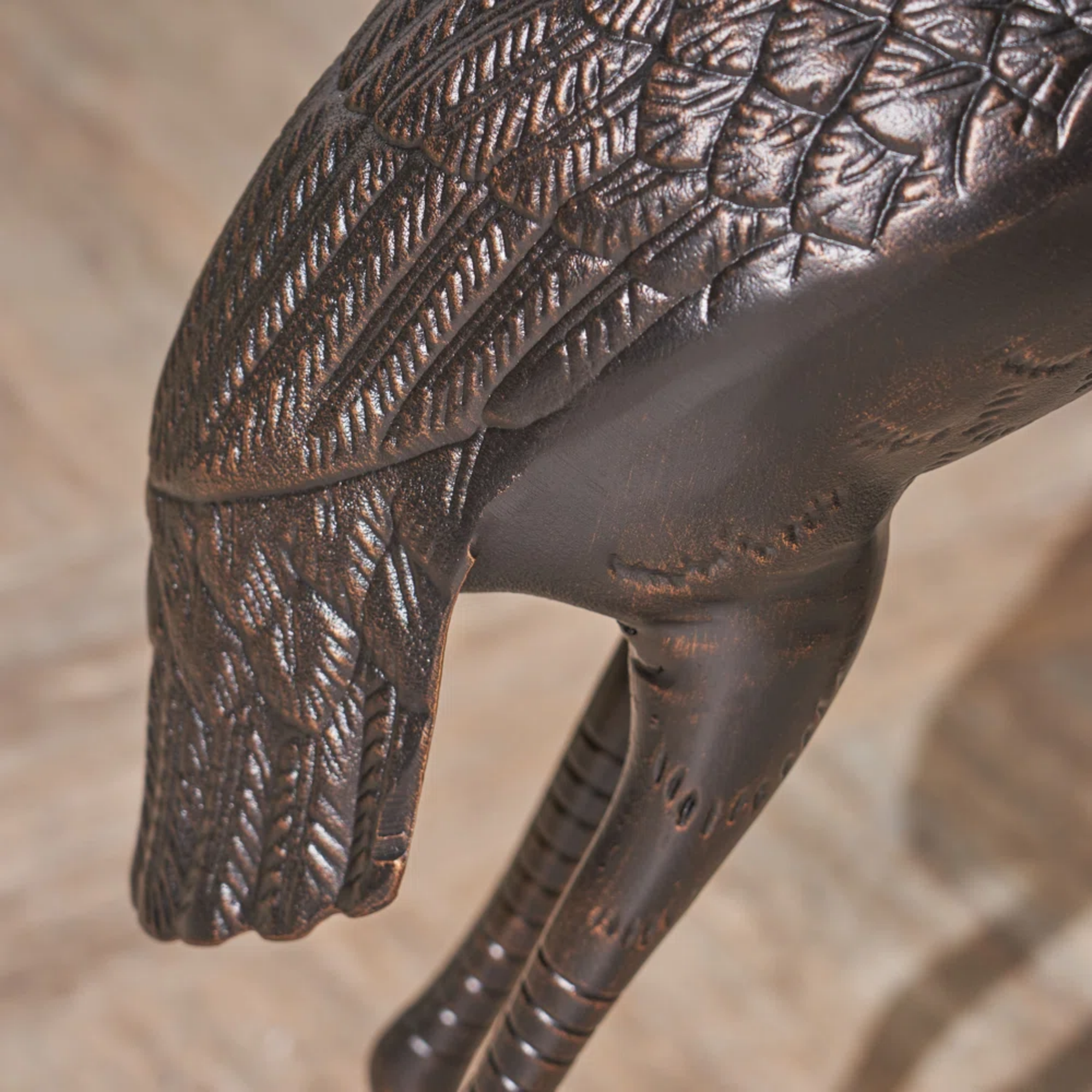 Bird Animals Rust Resistant Metal Garden Statue - Image 3