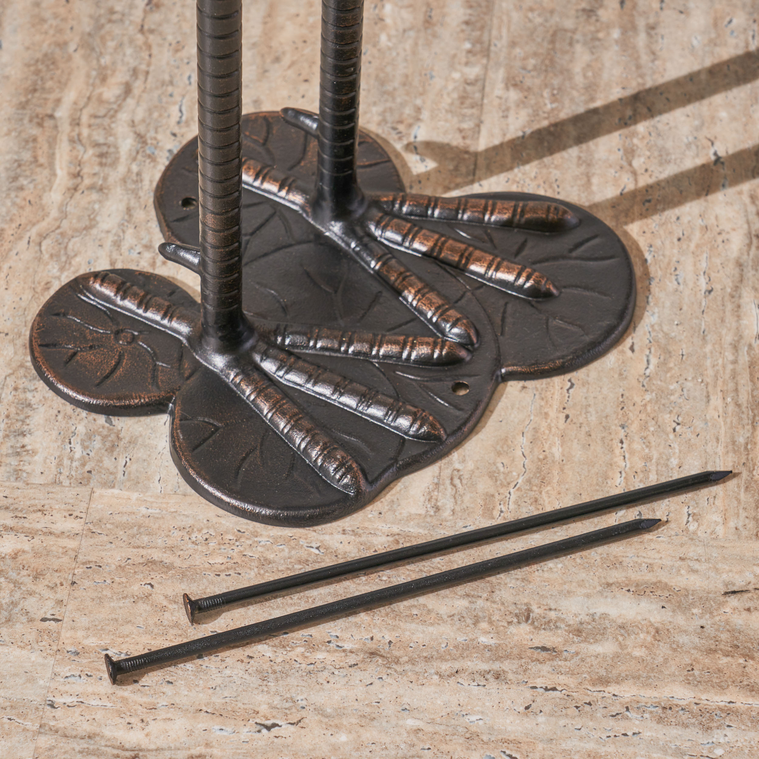 Sunny Outdoor 39 Inch Aluminum Crane, Shiny Copper - Image 3