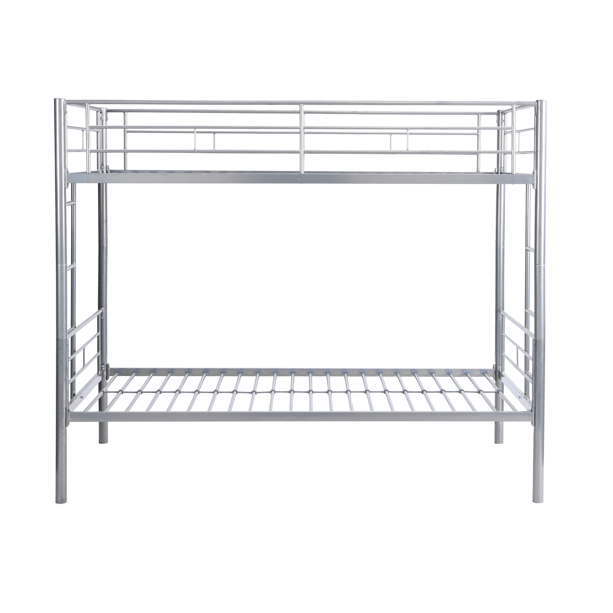 METAL BUNK BED SILVER - Image 3