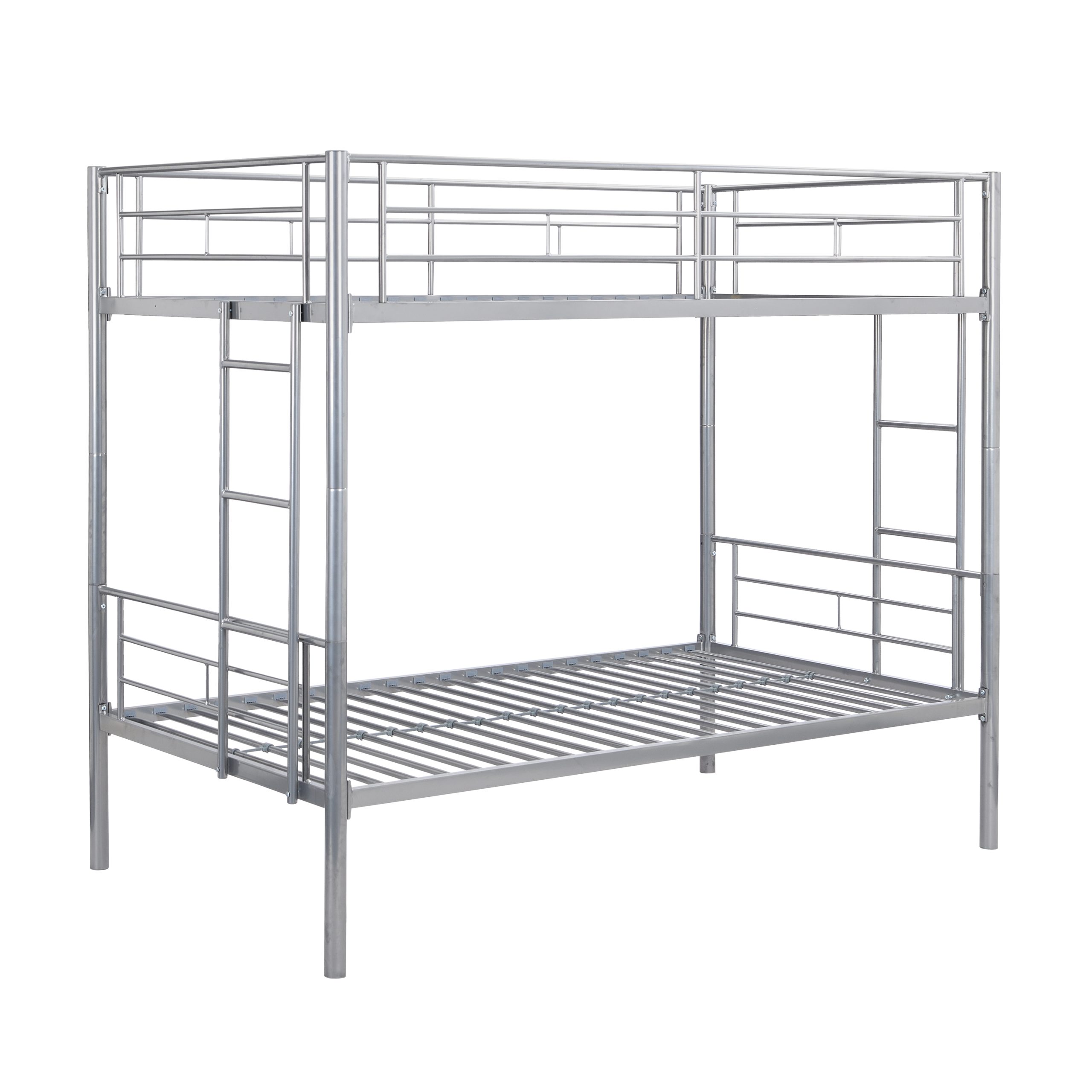 METAL BUNK BED SILVER - Image 4