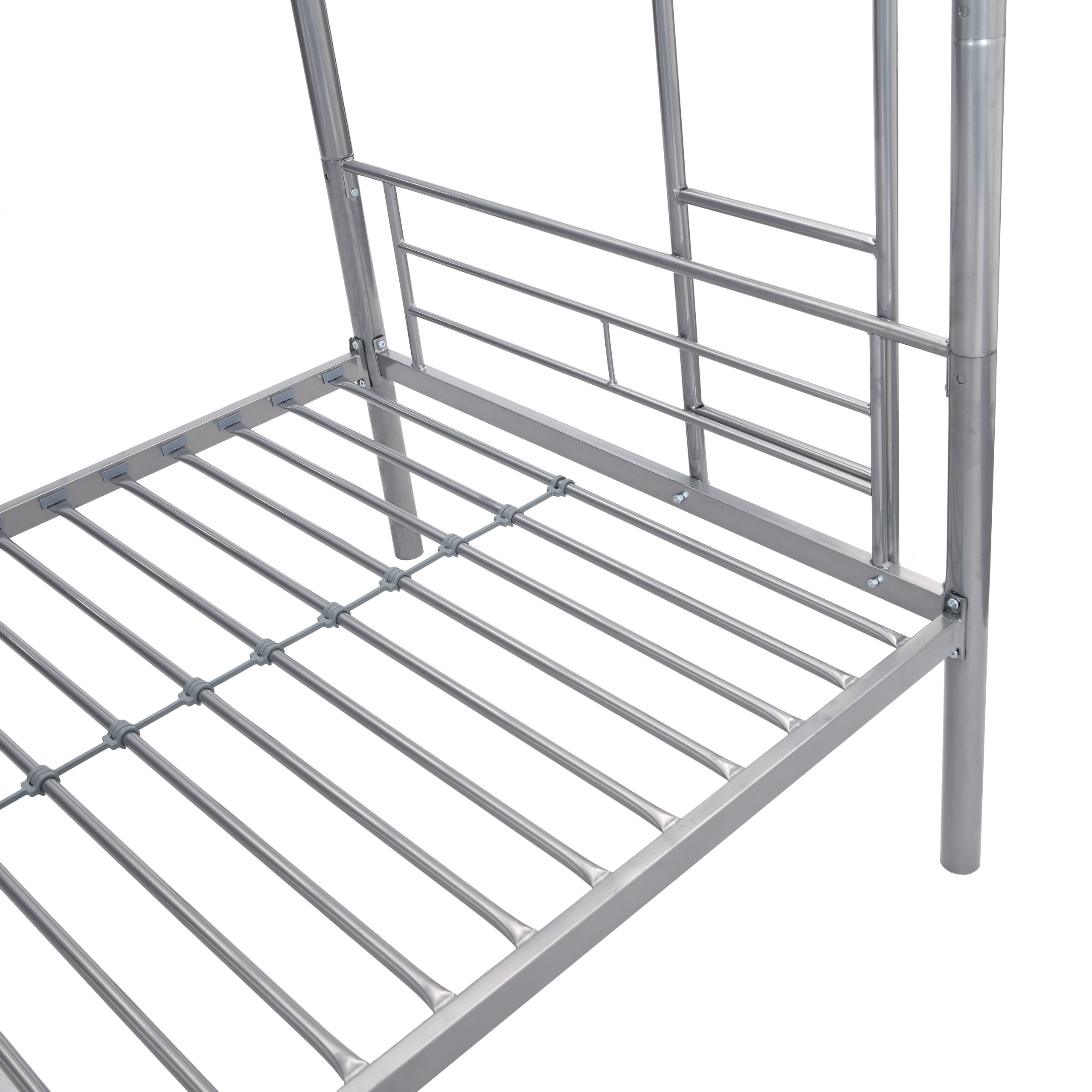 METAL BUNK BED SILVER - Image 6