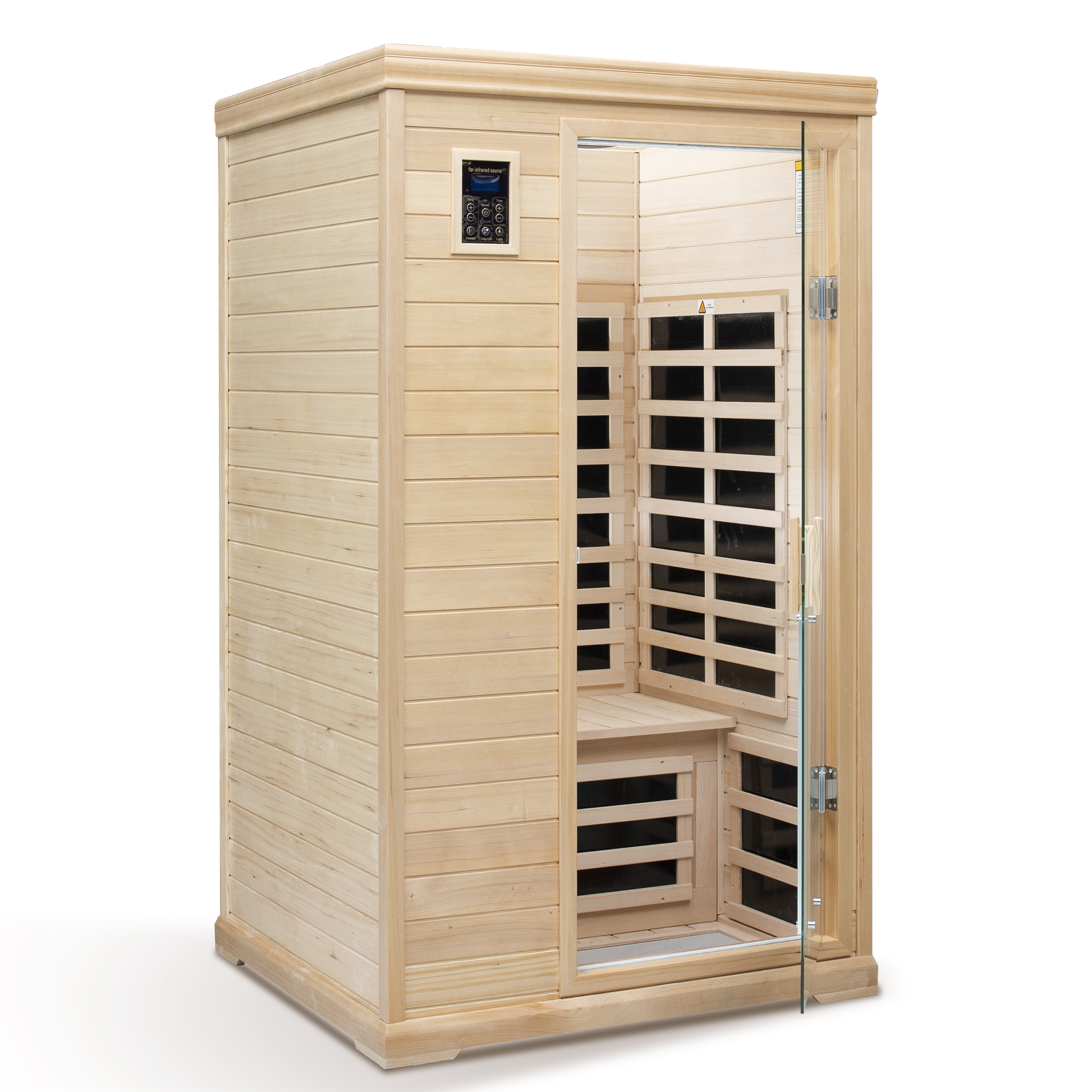 Two-person Far-infrared hemlock indoor sauna room - Image 2