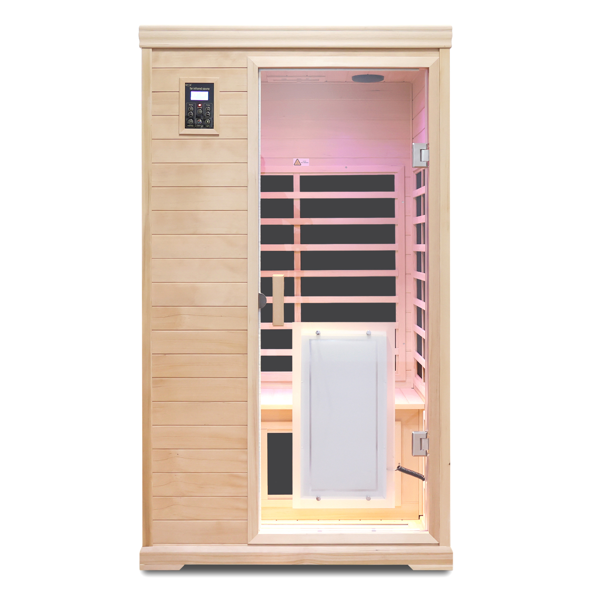 Two-person Far-infrared hemlock indoor sauna room - Image 5