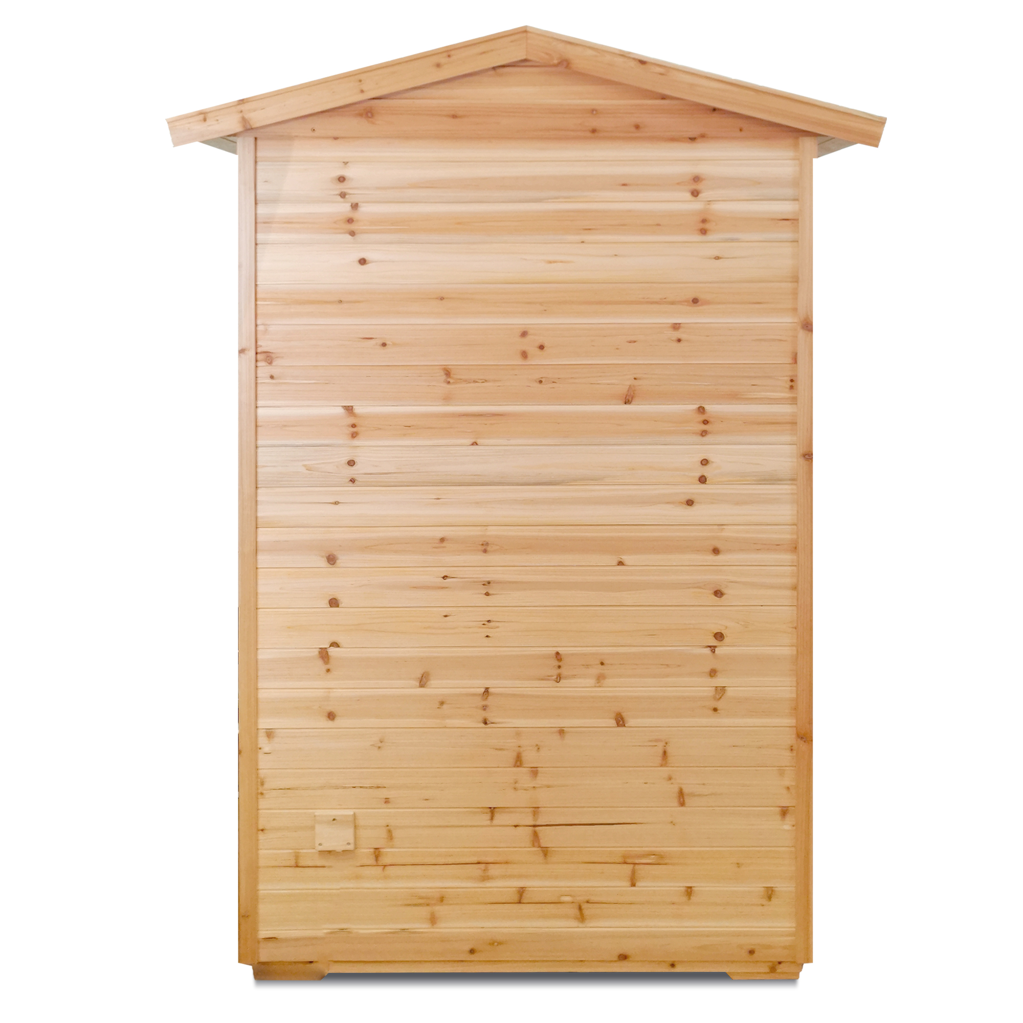 Two person Far infrared old fir outdoor sauna room - Image 4