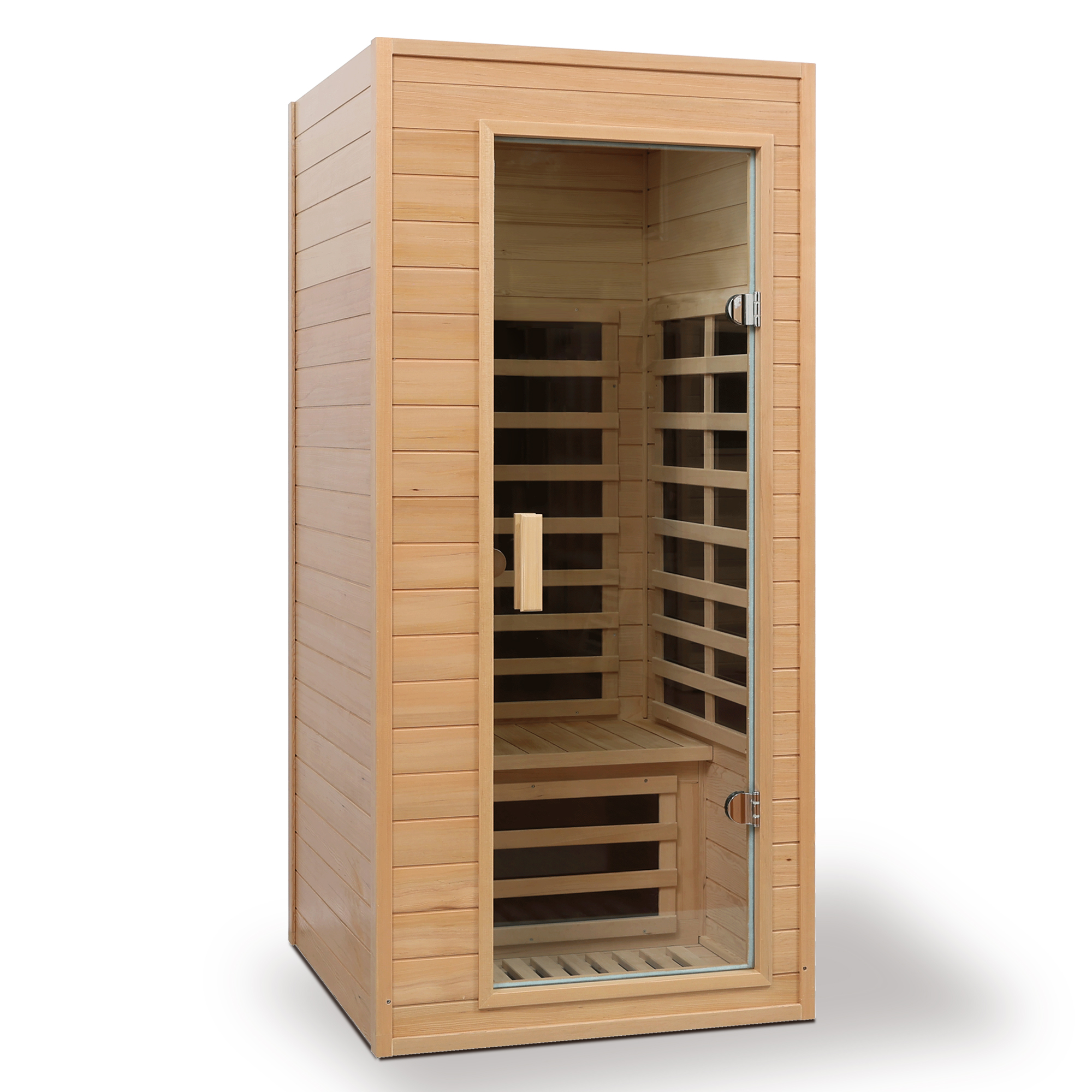 Hemlock One-person far infrared roof embedded indoor sauna room - Image 2