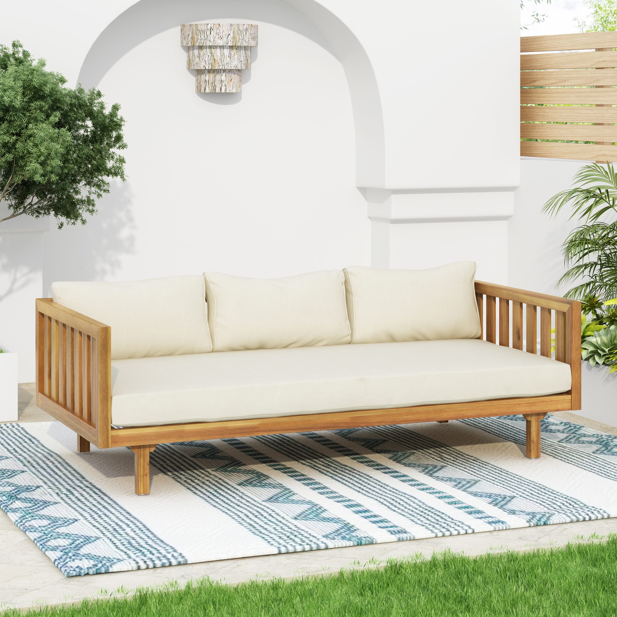 CLAREMONT 3 SEATER DAYBED (BEIGE) - Image 2