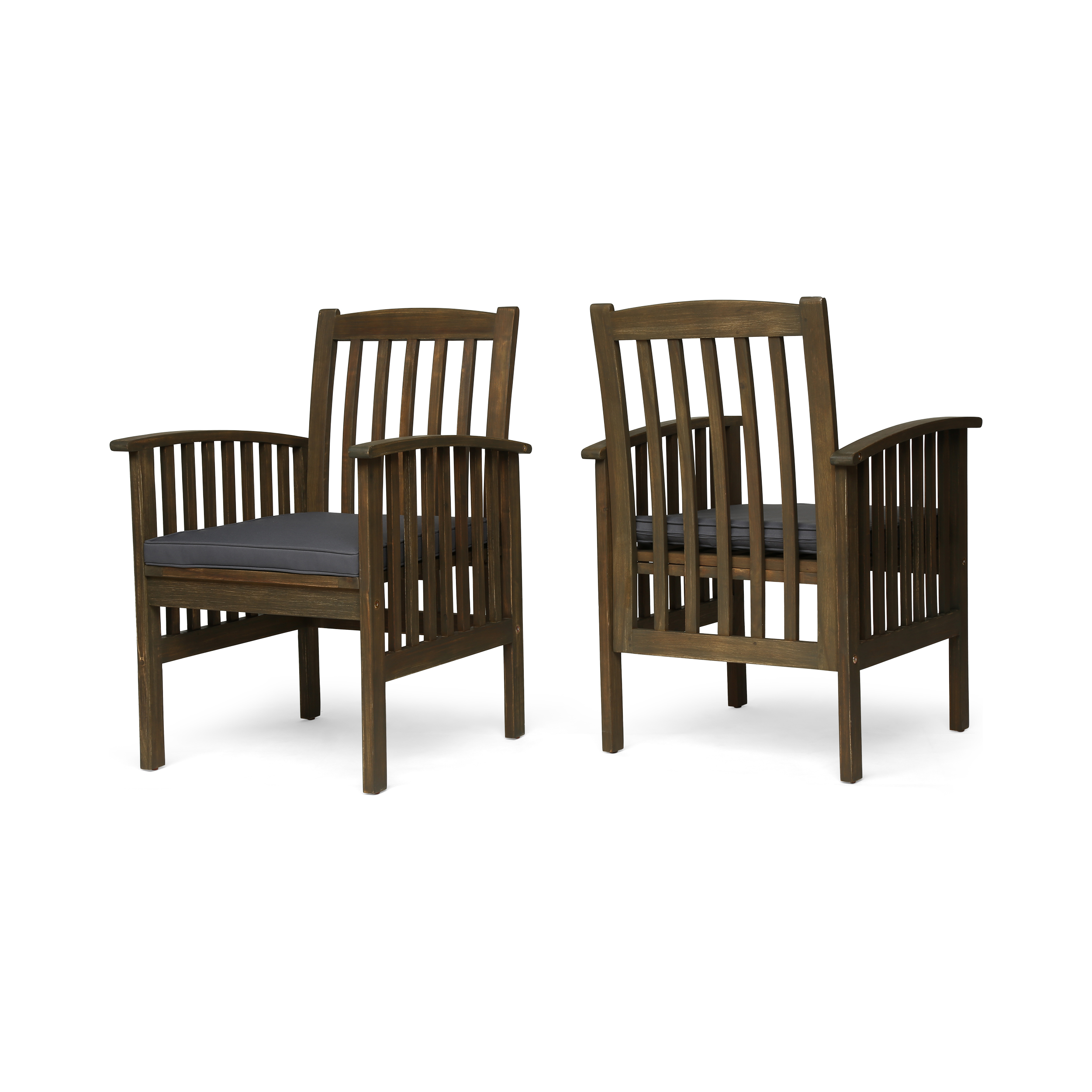 CASA ACACIA DINING CHAIR,2PCS with 2 Cushions - Image 3