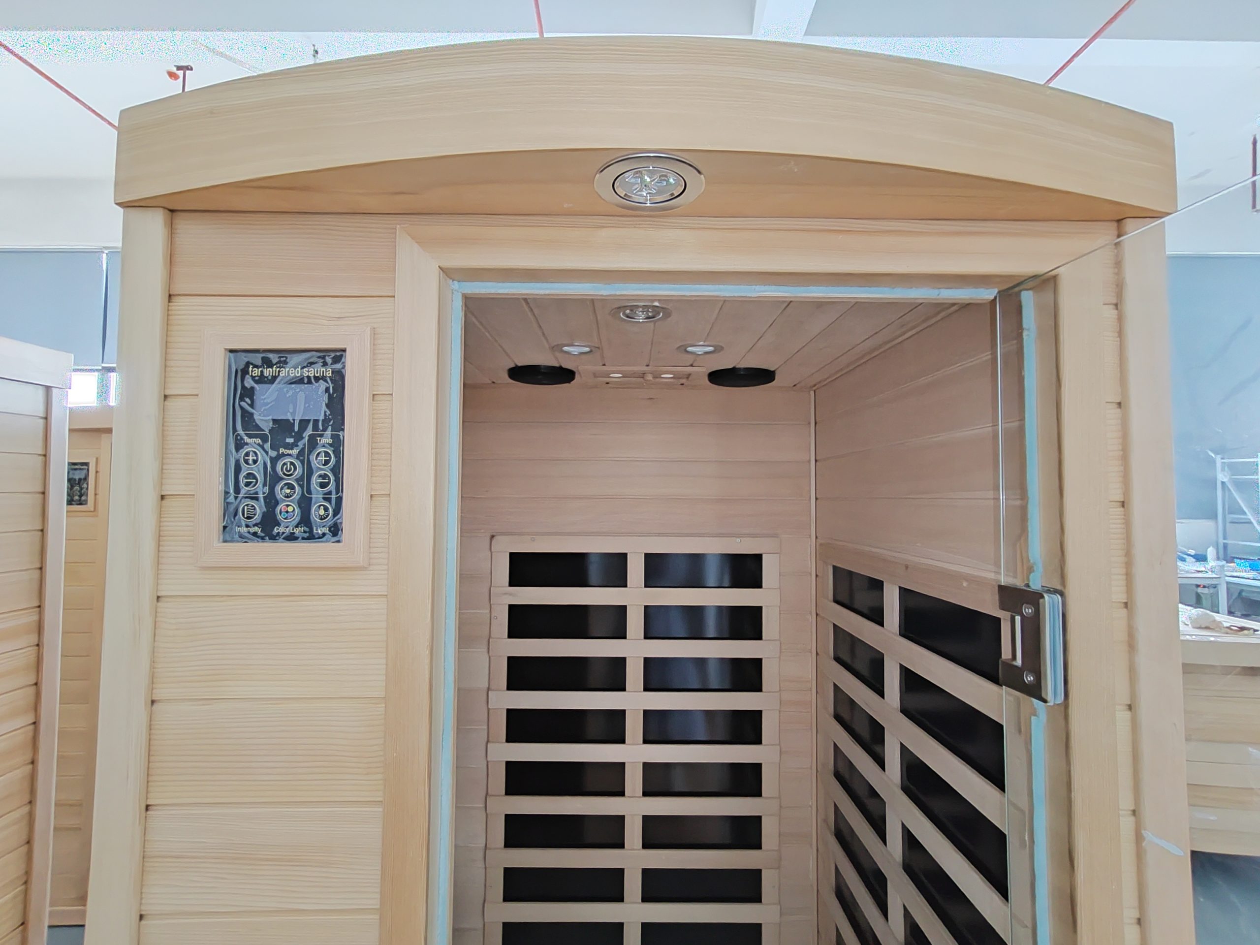 One people Hemlock Far-infrared Indoor sauna room (Left & Right) - Image 5