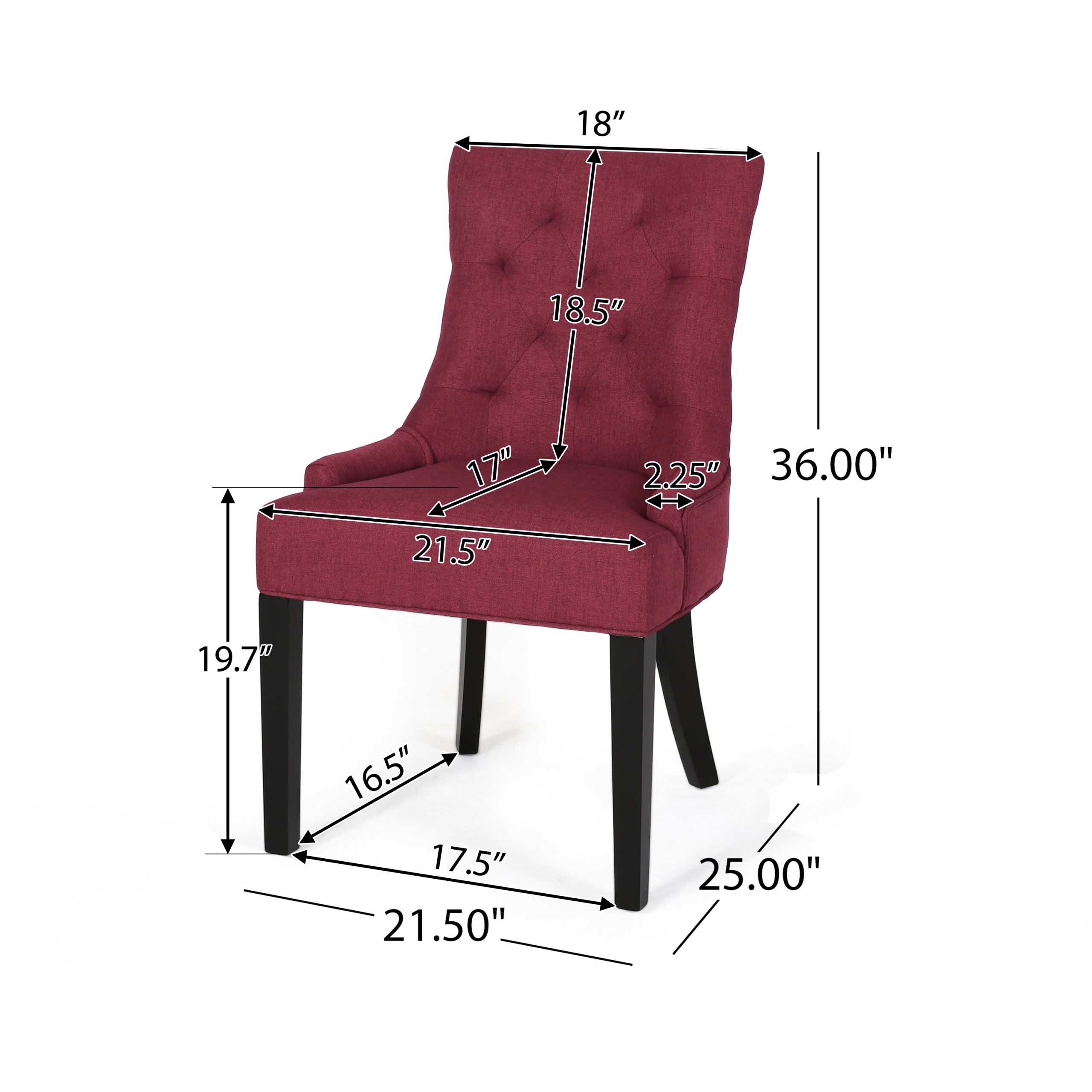 CHENEY DINING CHAIR - KD MP2（set of 2） - Image 6