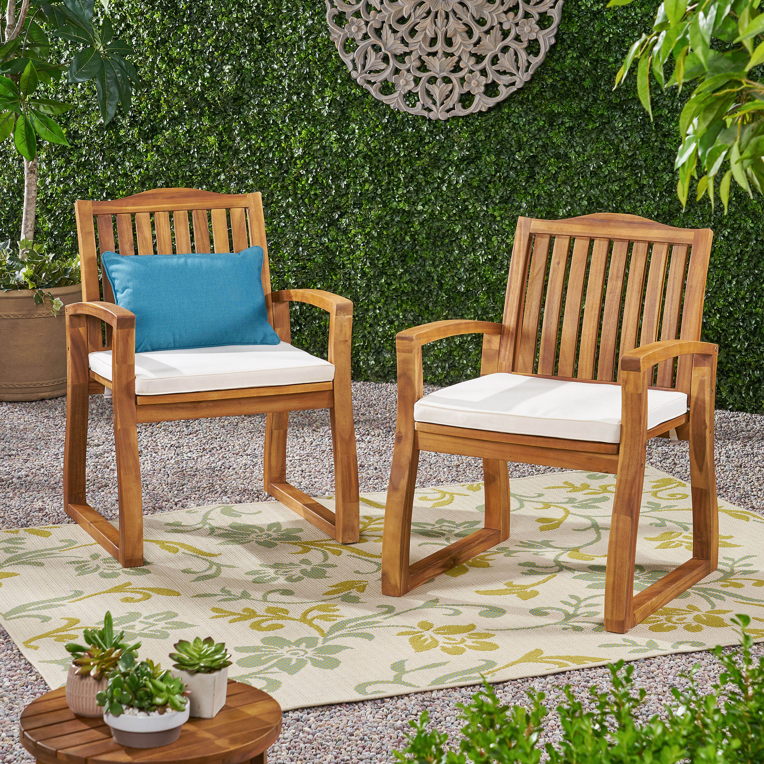 DELLA WOOD KD ARMCHAIR - Image 4