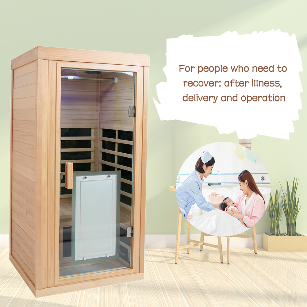 One-person sauna room front wall (W632S00002) - Image 5