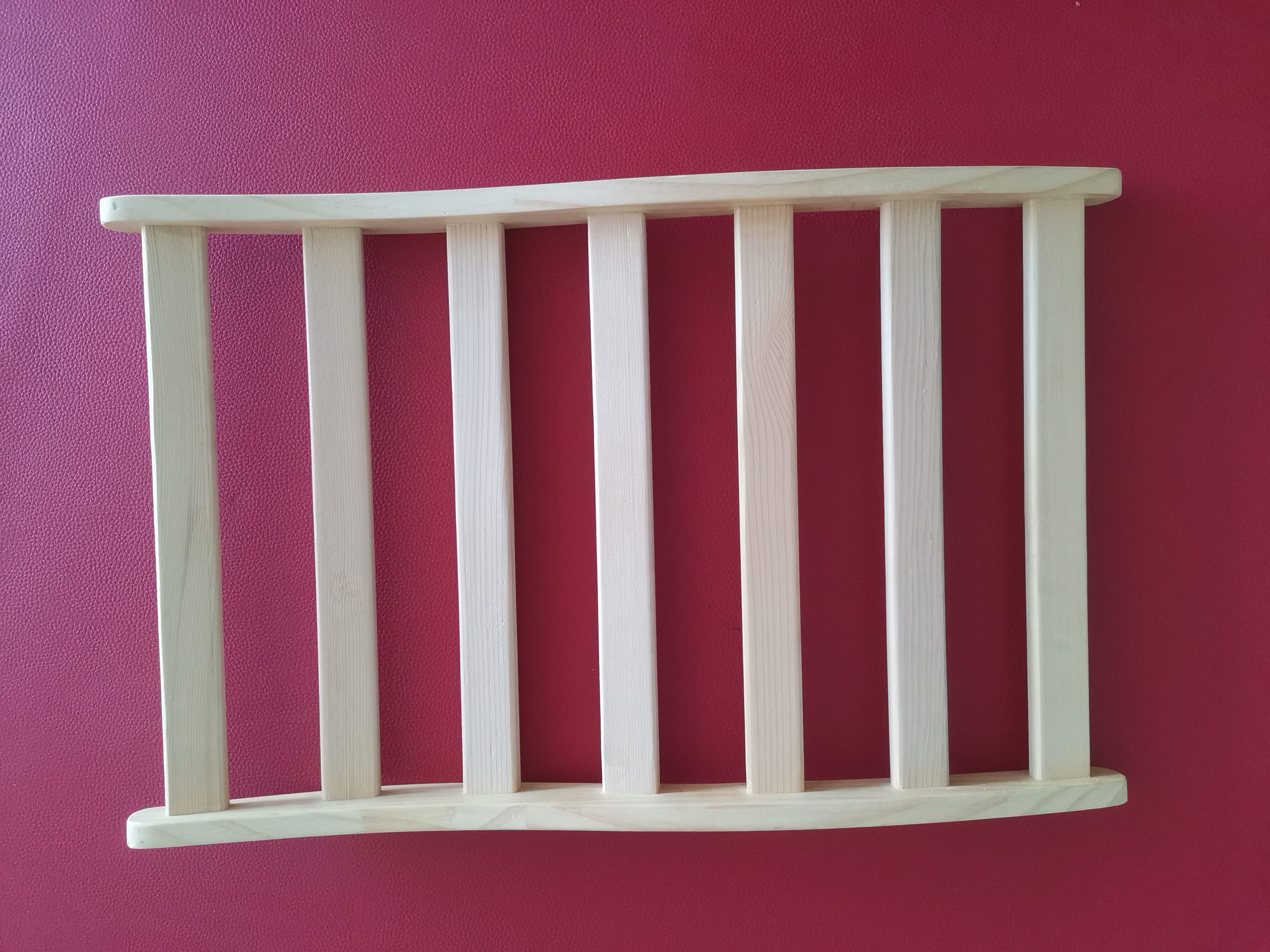 Hemlock round stick Sauna backrest - Image 5