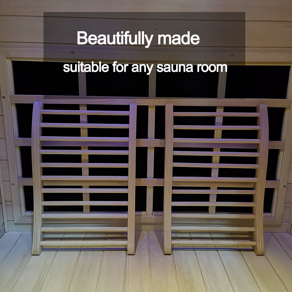 Hemlock round stick Sauna backrest - Image 3
