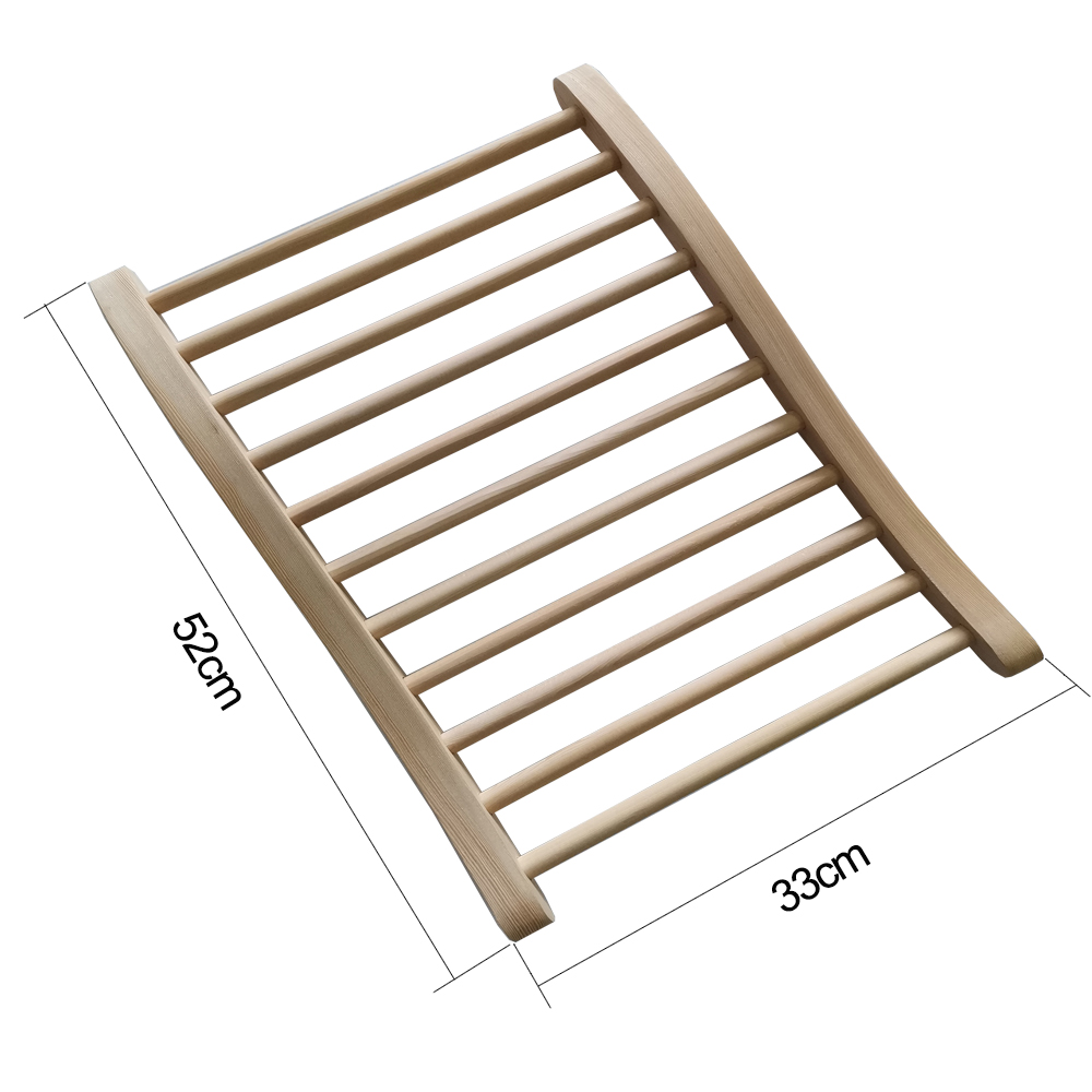 Hemlock round stick Sauna backrest - Image 5