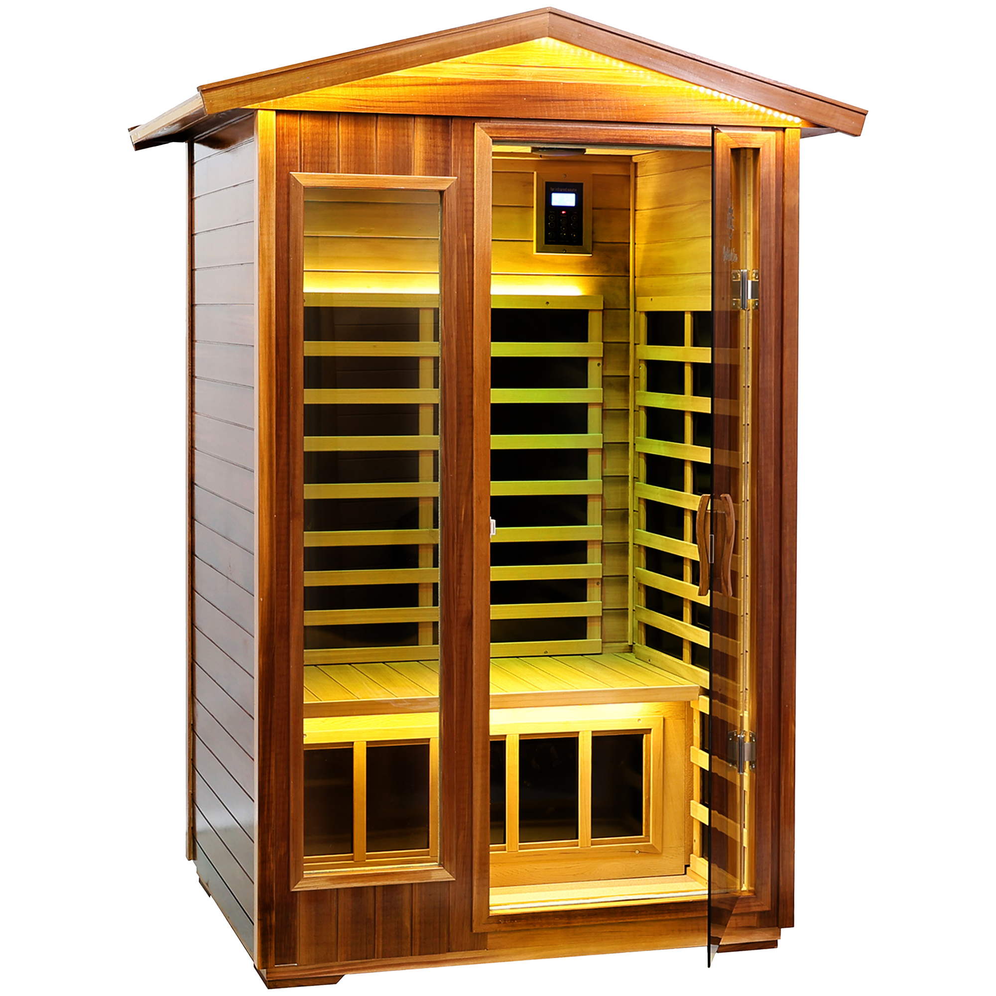 Two-person far-infrared outdoor sauna - Image 6